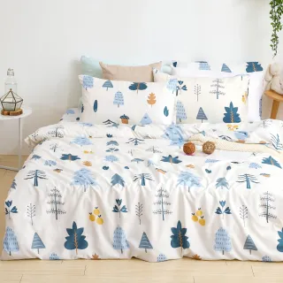 【DUYAN 竹漾】舒柔棉 單人薄被套 / 多款任選(4.5x6.5)