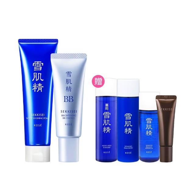 【KOSE 高絲】雪肌精限定彩妝新客6件組