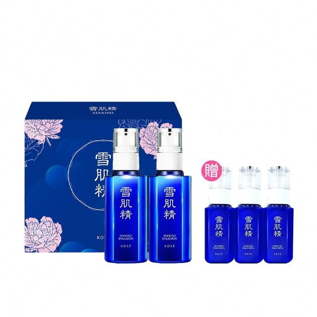 【KOSE 高絲】雪肌精乳液禮盒(雪肌精乳液140mlx2 贈明星贈品二選一)