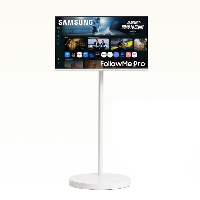 【Samsung 三星】32型 4K FollowMe Pro AI智慧聯網移動式螢幕組-白(S32FM703UC-FollowMe Pro)