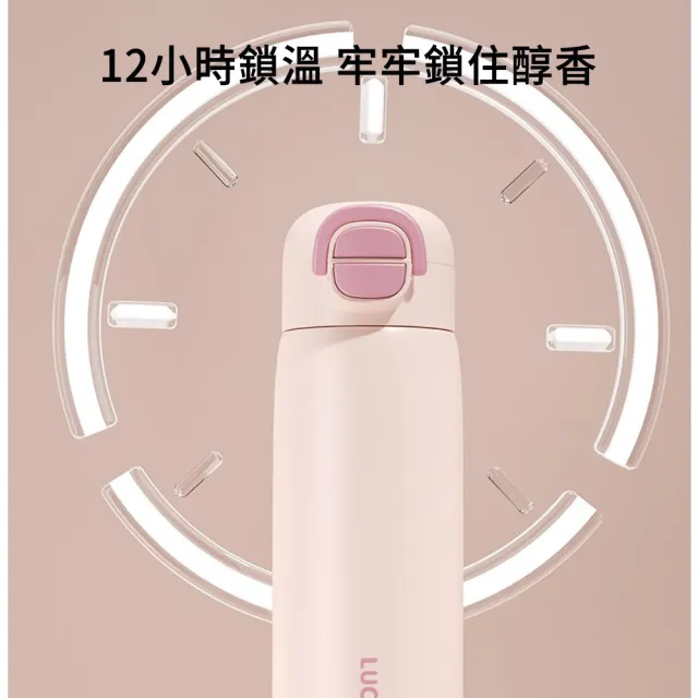 【SUNLY】500ml 316不鏽鋼簡約隨行杯 單手彈蓋 辦公/車用保溫瓶 雙飲口 不漏水設計