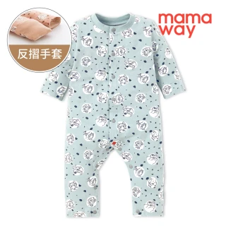 【mamaway 媽媽餵】新生兒 迪士尼長袖連身衣 1入(寶寶衣服/嬰兒連身衣)
