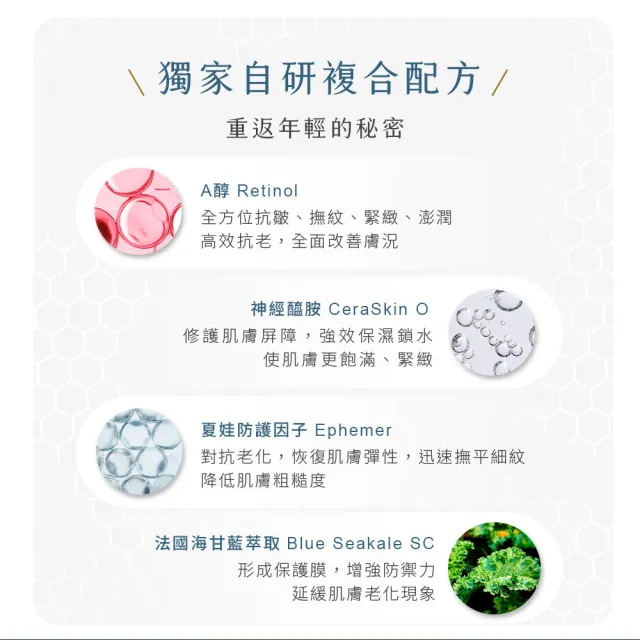【3+3】30天全方位保養面膜組(補水緊緻美白面膜)