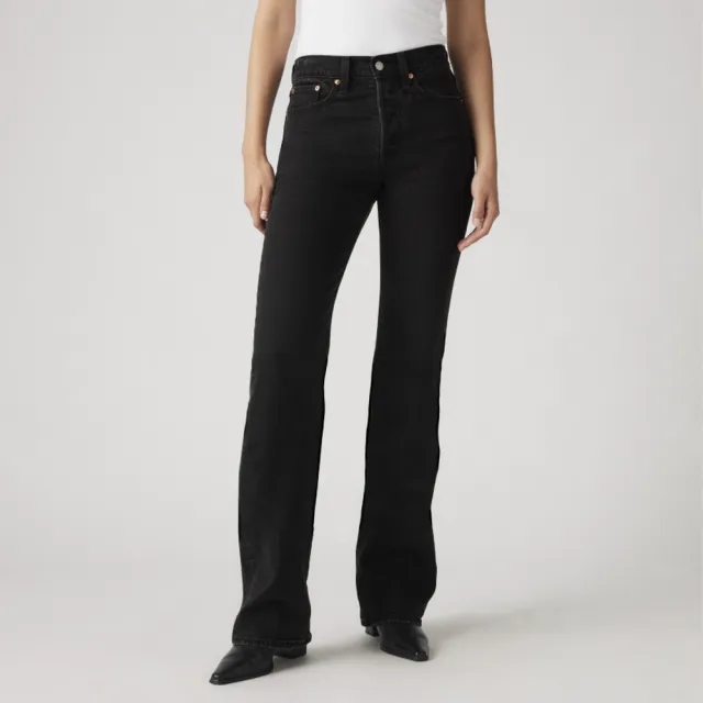 【LEVIS】Wedgie Boot女款中腰靴形丹寧牛仔褲 熱賣單品 A8710-0000