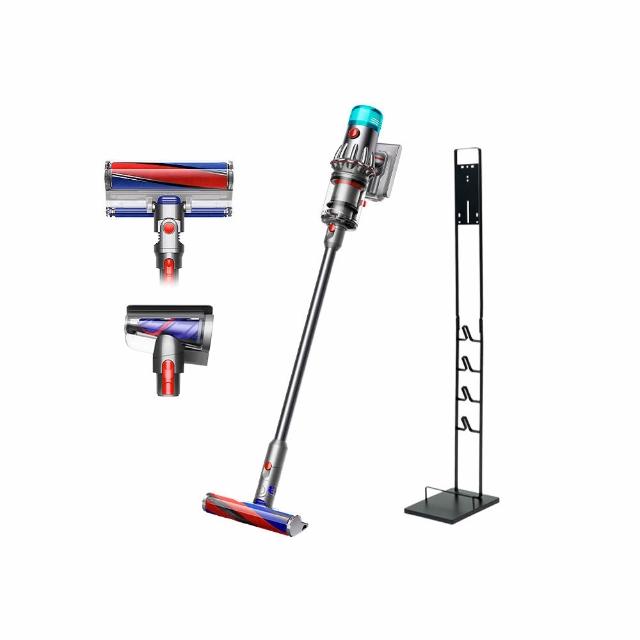 【dyson 戴森】V12 Fluffy Origin SV44 輕量無線吸塵器(銀灰色)