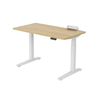 【Flexispot】E7 Ultra 整合電源升降桌(140X70CM桌板 內建理線盤 桌上型插座 自行組裝)