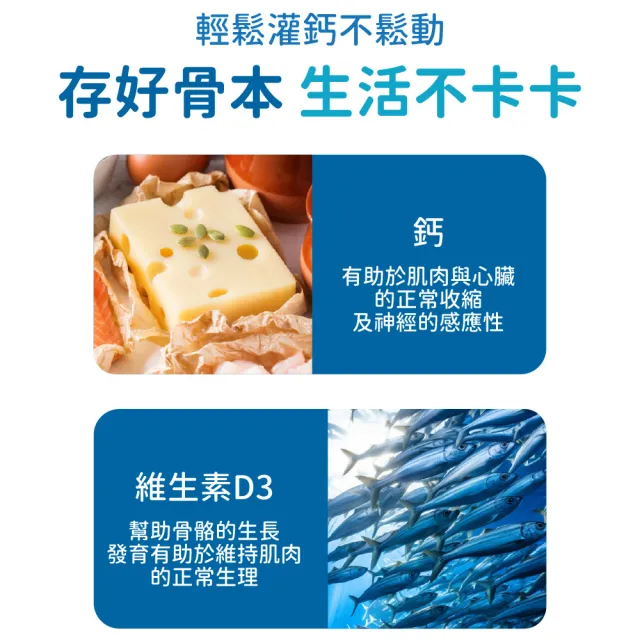 【CaPower 加柏爾】特級鈣維生素D3+K2膠囊(60粒/瓶)-含鈣.鎂.鋅.亞麻仁油.維生素E