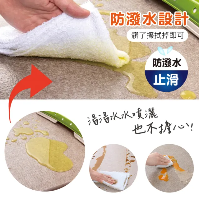 【Sanko】日本製 防潑水 吸附式 廚房地墊(60x240cm 厚度0.3cm)