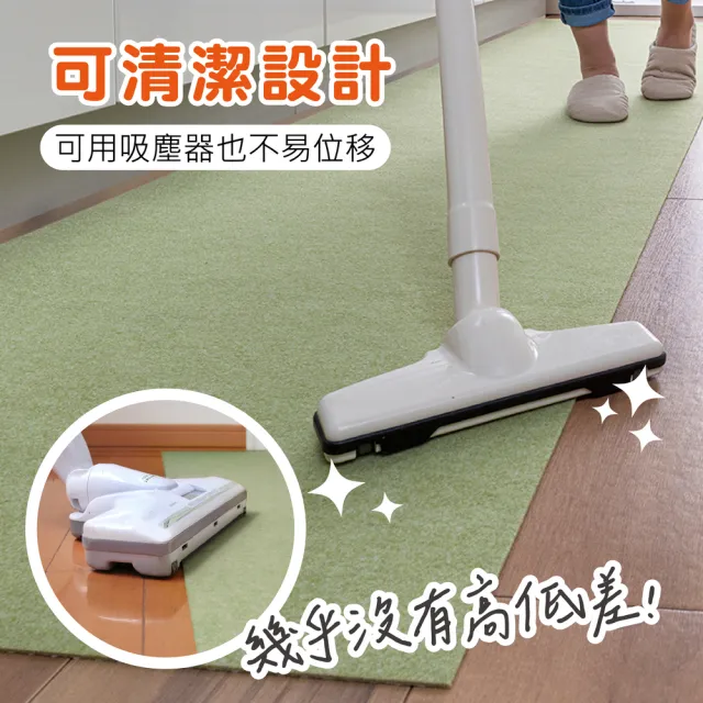 【Sanko】日本製 防潑水 吸附式 廚房地墊(60x240cm 厚度0.3cm)