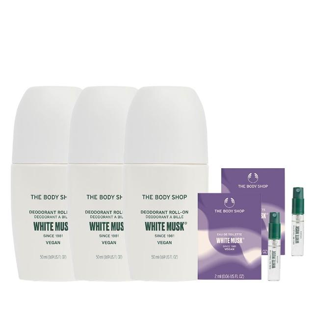 【THE BODY SHOP 美體小舖】白麝香清新體香組(50ML*3)