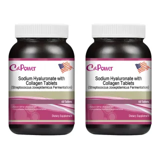 【美國CaPower加柏爾】膠原蛋白錠2入組(60粒/瓶)