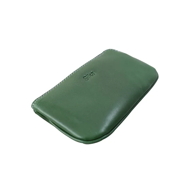【Sika真皮手工包】雙11 L型拉鍊零錢包-大(真皮包包/零錢包/A8238A-08深墨綠)