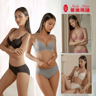 【曼黛瑪璉】4套組-包覆提托經典內衣 B-E罩杯