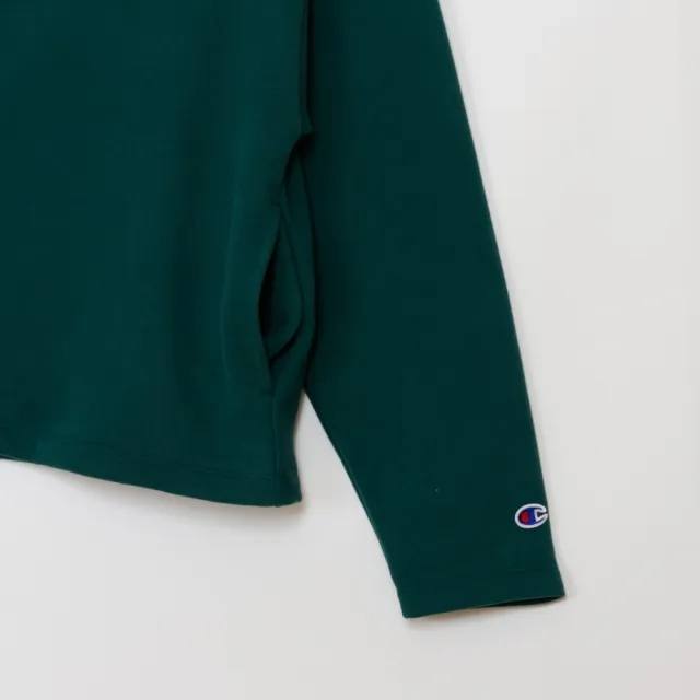 【Champion】官方直營 女款-CASUAL 刺繡開襟外套-深綠色(CW-C013-552 日規)