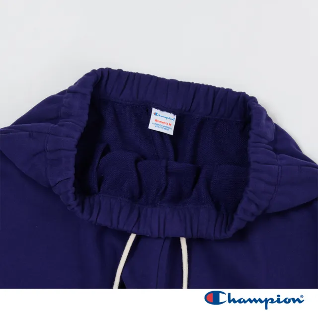 【Champion】官方直營 女款-CASUAL 束口棉質休閒長褲-深藍色(CW-C205-352 日規)