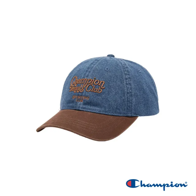 【Champion】官方直營 中性-RETRO CAMPUS 刺繡棒球帽-深藍色(U5CACCU03M5)