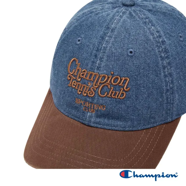 【Champion】官方直營 中性-RETRO CAMPUS 刺繡棒球帽-深藍色(U5CACCU03M5)