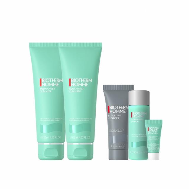 【碧兒泉】官方直營 男仕 活泉多水潔顏露 125mlx2(BIOTHERM洗面乳)