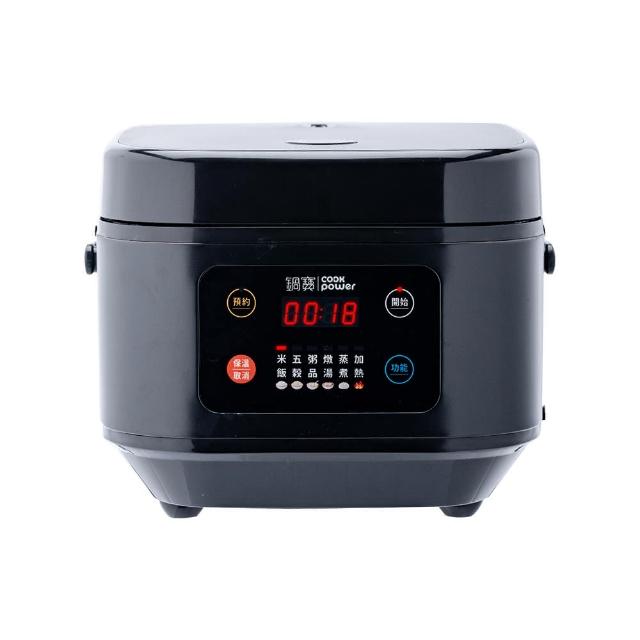 【CookPower 鍋寶】微電腦多功能電子鍋6人份-黑(RCO-360)
