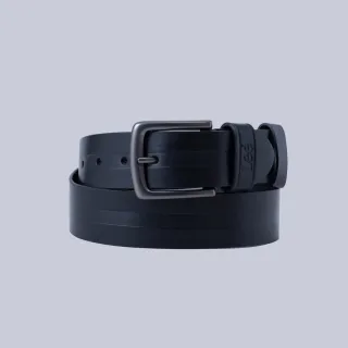 【Lee 官方旗艦】男裝 皮帶 / 方頭斜切 寬版牛皮 共2色(LB525006C6D / LB525006K11)