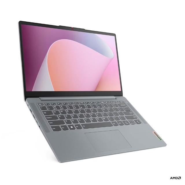 【Lenovo】14吋R7輕薄筆電(IdeaPad Slim 3/82XL008KTW/R7-5825U/16G/512G/W11/灰)