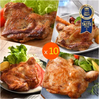 【卜蜂】超霸腿腿 醃漬去骨雞腿排 原味/蒜味/脆皮/蜜汁/黑胡椒/青花椒 任選10包(200g/包_ITI一星獎)