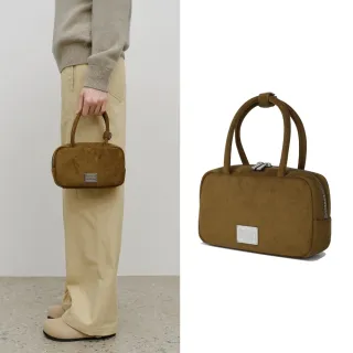 【MARITHE FRANCOIS GIRBAUD】官方旗艦 經典LOGO迷你麂皮方包 MFG(駝色)