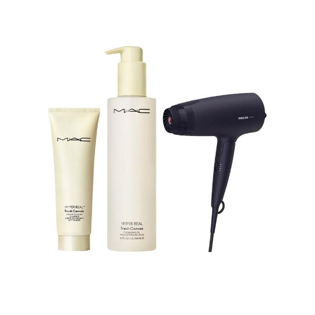 【M.A.C】淨透超奇肌清潔加碼組(超奇肌高保濕花瓣潔顏乳125ml/超奇肌清爽花瓣淨妝油200ml_雙11限定)