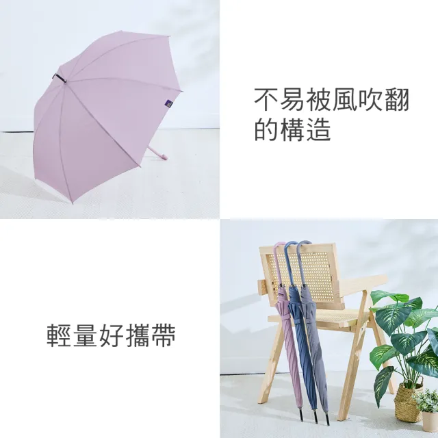 【雨傘王】BigPurple 直傘 自動傘 58CM 防風 輕量 防潑水 58CM 高CP值 1-2人撐(可付費維修)