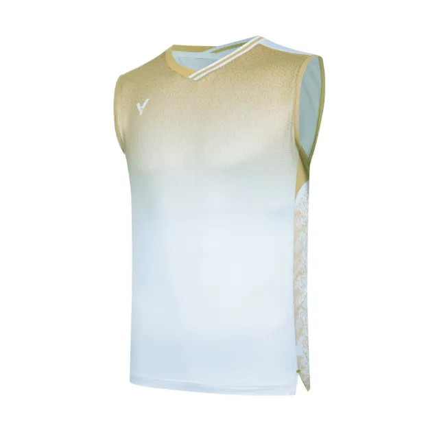 【VICTOR 勝利體育】李梓嘉專屬賽服背心 中性款(T-55003 D/J/W 密褐/迷迭紫/鎏金)