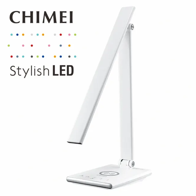 【CHIMEI 奇美】QI無線充電/USB充電 LED護眼檯燈(LT-WP100D-2)