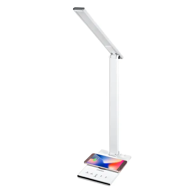 【CHIMEI 奇美】QI無線充電/USB充電 LED護眼檯燈(LT-WP100D-2)