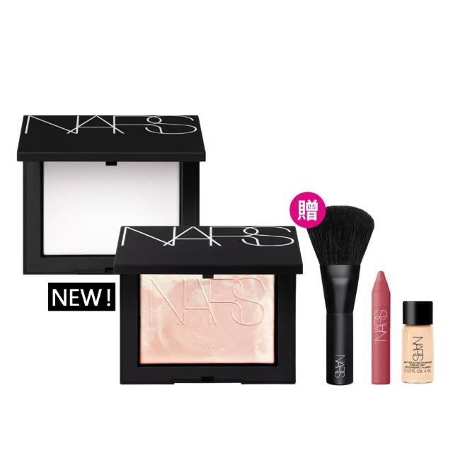 【NARS】裸光蜜粉餅 買1送1(雙11限定組/小白餅/定妝/蜜粉/周年慶)