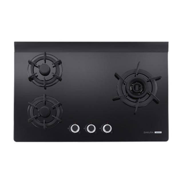 【SAKURA 櫻花】二口雙炫火黑色玻璃檯面爐(G2922AGB 原廠保固服務 基本安裝)