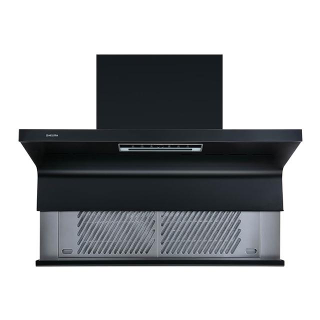 【SAKURA 櫻花】80公分AI風控近吸升降款半隱藏式除油煙機(DR7396 原廠保固服務 基本安裝)