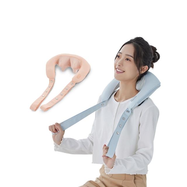 【FUJI】芷柔3D無線按摩器 FE-547(肩頸按摩;溫熱揉捏;局部按摩;免手持設計;無線使用)