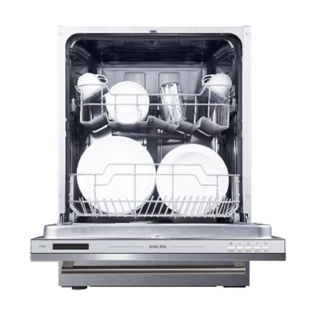 【SAKURA 櫻花】七段洗程全嵌式洗碗機-不含門板與踢腳板(E7782 原廠保固服務 基本安裝)