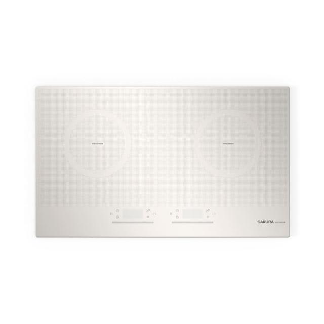 【SAKURA 櫻花】雙口觸控滑動式八段IH感應爐-時尚白(EG2350G 原廠保固服務安裝)