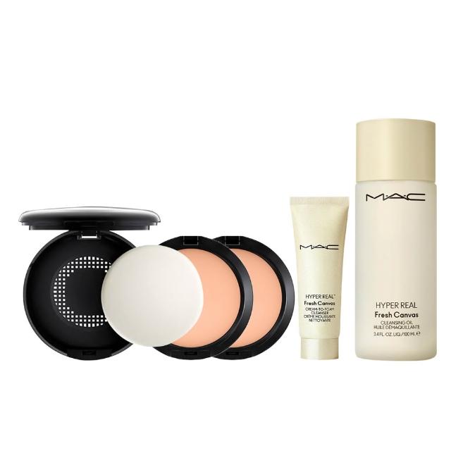 【M.A.C】超持妝無瑕粉餅#寶寶粉雙入組(超持妝無瑕粉餅SPF15/PA+_13g不含粉盒*2/粉餅空盒不含粉撲 /防曬)