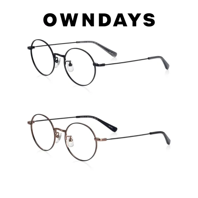 【OWNDAYS】BACK in BLACK系列 金屬圓框(OB1007X-5A)