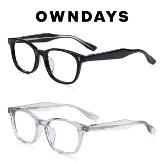 【OWNDAYS】BACK in BLACK系列威靈頓膠框眼鏡(OB2015G-5A)