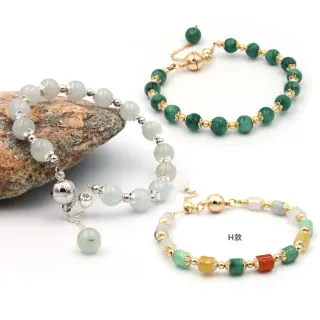 【JA-ME】天然A貨翡翠手環(年終慶/年貨節/招財開運/現貨)