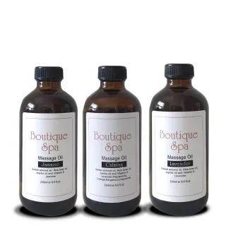 【Boutique Spa】限量6折特組-按摩油230mlx3(名媛茉莉+紫夢薰衣草+任選)