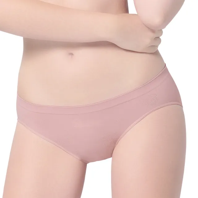 【Swear 思薇爾】無痕美人系列M-XL素面低腰三角女內褲(絲絹膚)