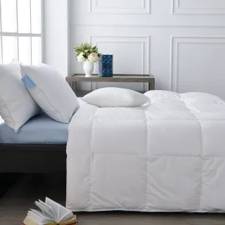 【WEDGWOOD】95%舒緹匈牙利白鴨絨羽絨薄被 雙人180x210cm(百貨款｜台灣製)