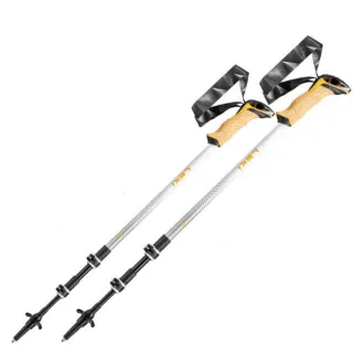 【LEKI】2支合購!CRESSIDA 泡棉握把快速扣登山杖-專為女子設計(65221191)