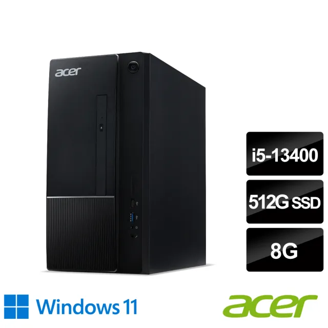 【Acer 宏碁】升級24G★i5六核電腦(Aspire TC-1770/i5-12400/8G/512G SSD/W11)