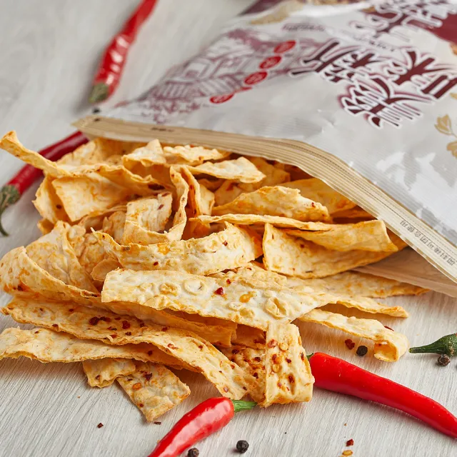 【得倫食品】鱈魚麻辣片-190g(辣味鱈魚片)