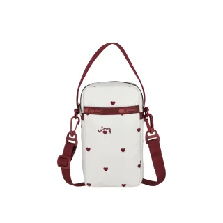 【Lesportsac】輕量材質 迷你手機袋(3505 野莓甜心)