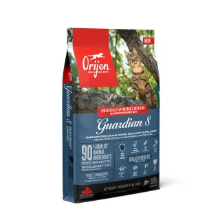 【Orijen】歐睿健 無穀愛貓守護8 --4.5kg-野牧鮮雞+野生漁獲(鮮肉糧/貓糧/貓飼料/高蛋白/全齡貓/無穀)